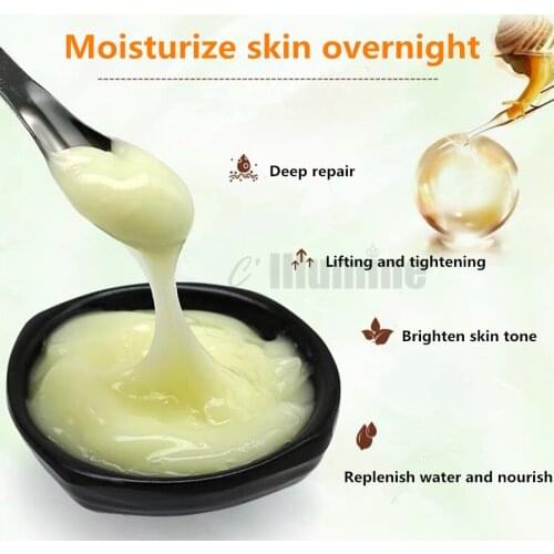 1KG The Snail Concentrate Multi-effect Repair Mask Disposable Moisturizing Sleeing Mask Anti-Aging No Need To Wash Skin Care
