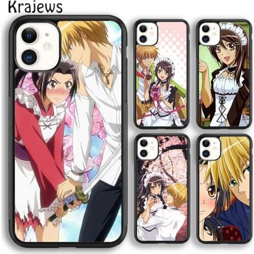 Krajews Anime Maid sama kaichou wa soft Phone Case Cover For iPhone 5 SE 2020 6s 7 8 plus X XS XR 11 12 mini pro max coque Shell