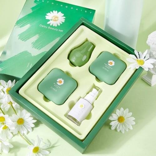 Daisy Beauty Makeup Set Mushroom Cushion BB Cream Concealer Oil Control Isolation Cream Setting Powder Brighten Skin Colour