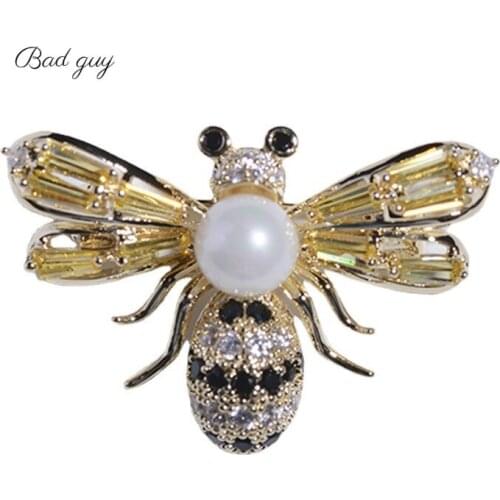Bad Guy Zircon Brooches For Women Insect Brooch Pins Party Brooch Gifts Collar Pins Brooches for Women Accessories Brooch Pin