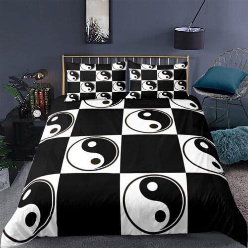 Geometric Palm Printed Duvet Cover 240x220 3D Bedding Set 2/3 Pcs Single Twin Queen Double King Size Quilt Cover Pillowcase