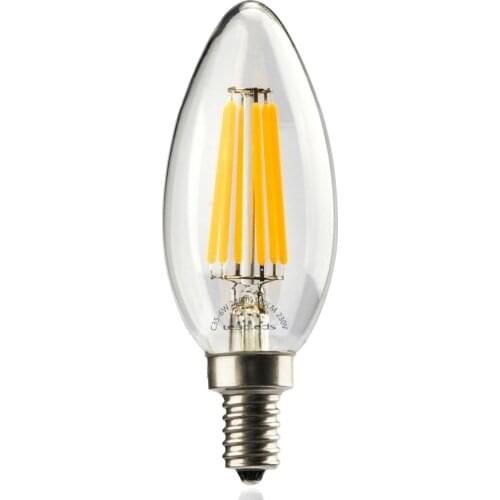 Leadleds led light bulbs 60W Equivalent Led Candelabra light C35 B11 120V dimmable Chandelier lamp home decor bombillas E12 base