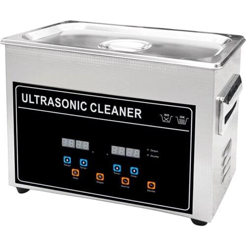 Ultrasonic Cleaner Degas Heater Ultrasound Bath Brush Cleaner Tableware Bullet Dental Liquid Mixing Medical Tools 4.5L 40Khz
