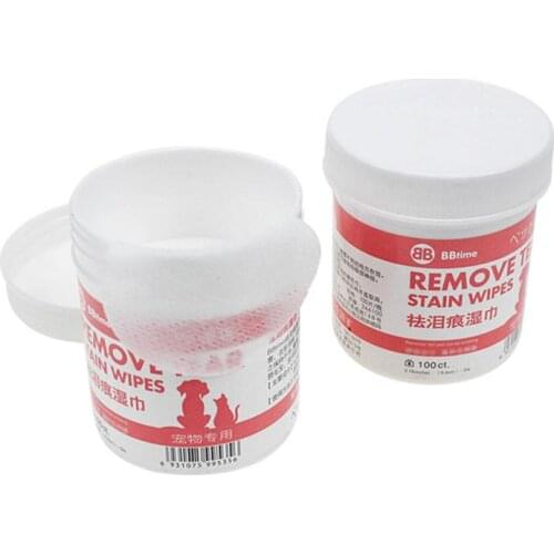 Cat Dog Pet Wipes Eye Cleaning Wet Tissue Mesh-type Non-woven Tear Marks Wipe Artifact Wet Tissue Clean Up Dirt In The Eye