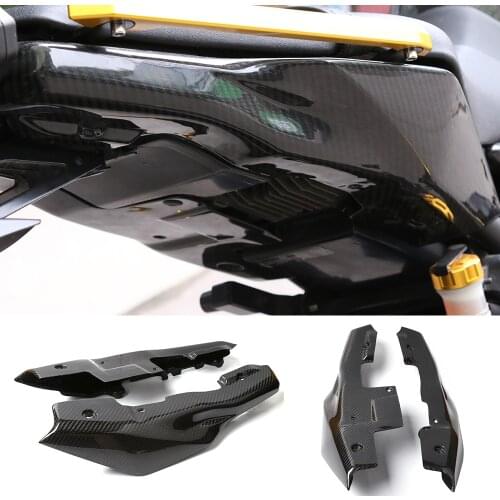 Rear Tail Cowling Fairing Cover For Yamaha MT-09 FZ-09 2014-2016 Carbon Fiber Motorcycle Frame Fitting Side Protector Cover