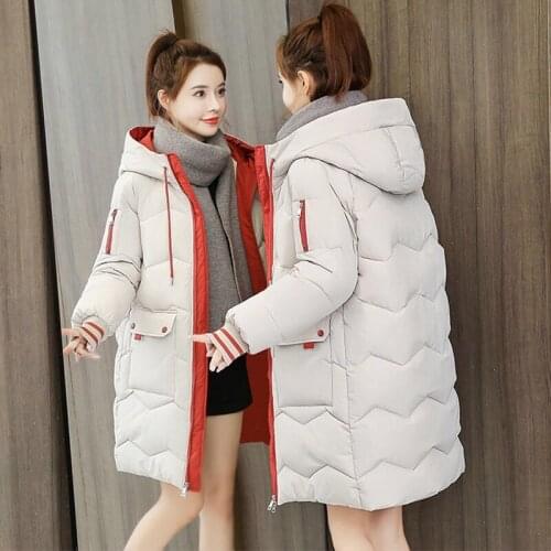 Parkas Woman New Winter Thick Down Padded Jacket Long Womens Jackets Warm Coat Oversized 7Colors женская Kуртка Mujer Chaqueta