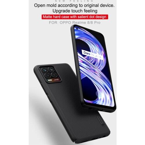 For OPPO Realme 8/8 Pro Genuine NILLKIN Super Frosted Shield Matte Hard Case Cover