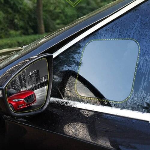 1 Set Car Rearview Mirror Rainproof Film Rearview Mirror Waterproof Antifog Rearview Mirror Rainproof Film