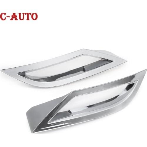 1 Pair Rear Bumper Diffuser Lip Spoiler Air outlet Exhaust Strip Cover Trim For Volkswagen For VW Polo MK6 Polo Plus 2018 2019