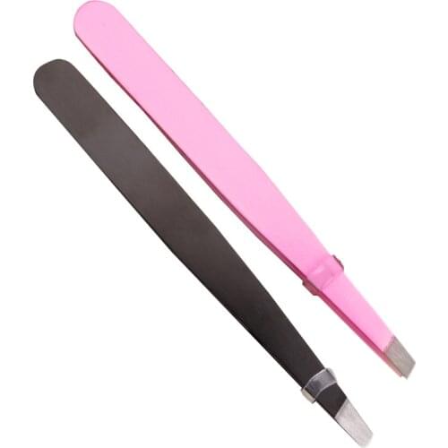 1pcs Eyebrow Tweezers Stainless Steel Face Hair Removal Eye Brow Trimmer Brow Clip Cosmetic Beauty Makeup Tool