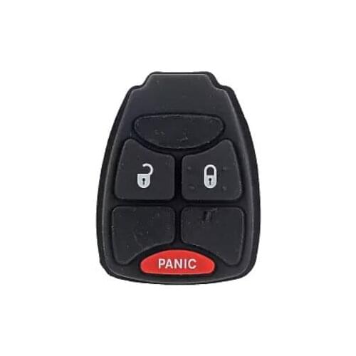 2+1 Panic Buttons Small Rubber Button Pad For Chrysler 3B Car Remote Key Cases Covers