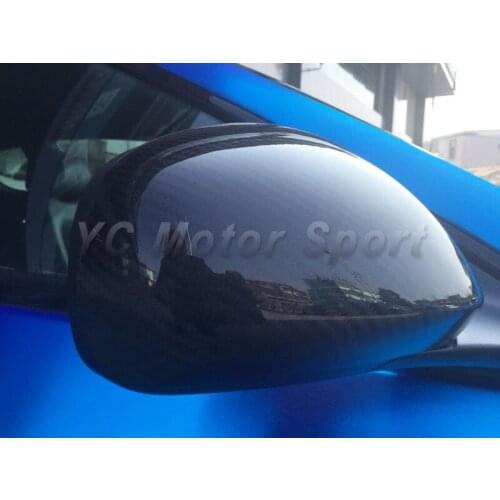 Car Accessories Dry Carbon Fiber Side Mirror Cover 2pcs Fit For 2009-2013 Maserati GranTurismo Mirror Cover Car-styling