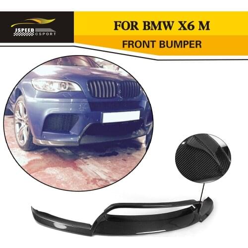 Car-Styling Carbon fiber Auto Front Spoiler Lip For BMW E71 X6 M Bumper 2008-2014