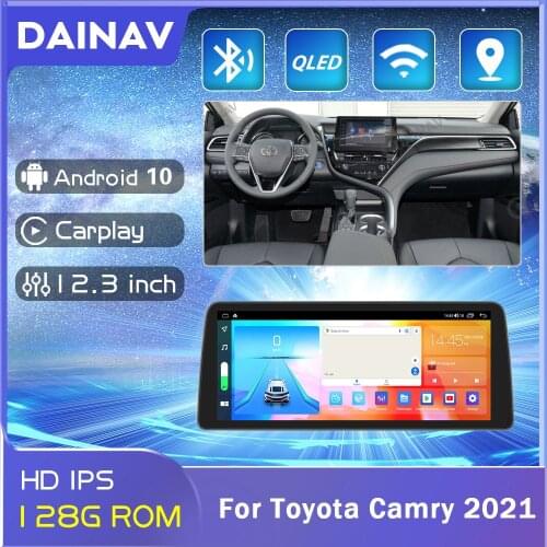 For Toyota Camry 2021 Android Multimedia Video GPS Navigation Car Radio Player Auto Car Audio Stereo