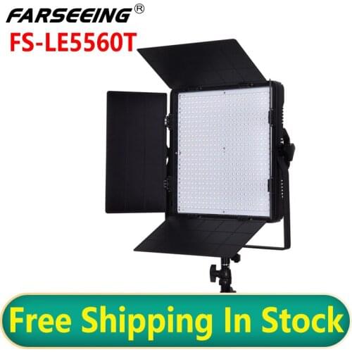 FARSEEING FS-LE5560T LED Light 120W 6800LUX 5600K LED Camera Video Photo Light