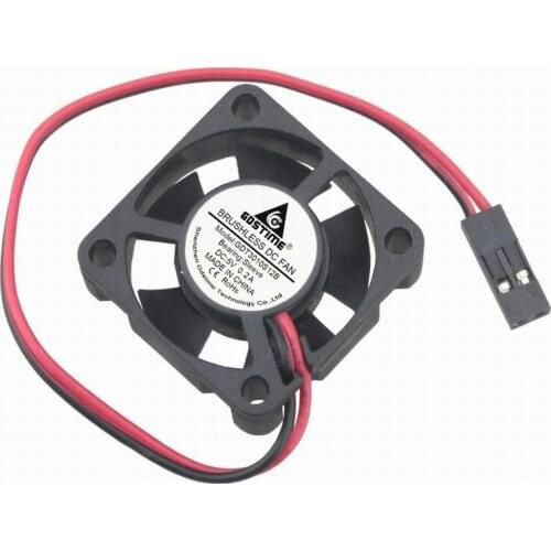 Gdstime 1 Piece DC 5V Raspberry Pi Cooling Fan 30mm x 10mm 2Pin Dupont Small Brushless Cooler 3cm 3010 30x30x10mm