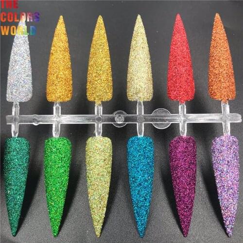TCT-584 Cosmetic Grade Holographic Nails Glitter Holo ногти дизайн uñas Henna TattooTumbler Crafts Manicure Festival Accessories
