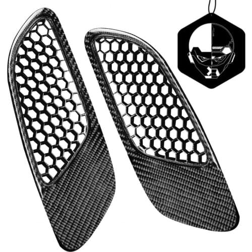 2Pcs Air Vent Trim Rainproof Anti-scratch Carbon Fiber Exquisite Air Vent Cover for BMW 3 Series E90 E92 E93 M3 2006-2012