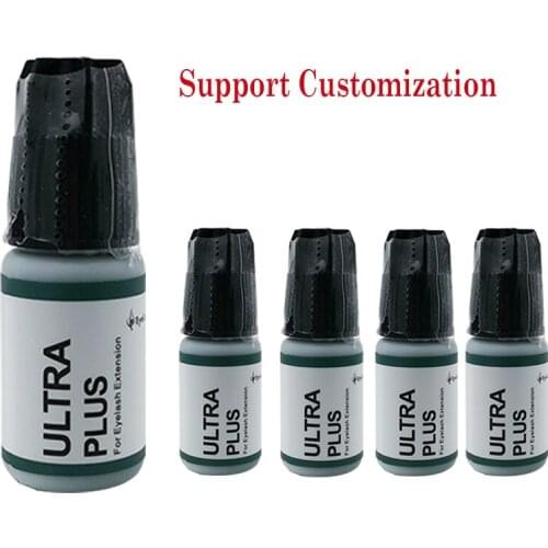 5Pcs Korea Glue Ultra Plus Type 5ml Support Private Customization With Sealed Bag Fast Drying Lower Irritation Long duration