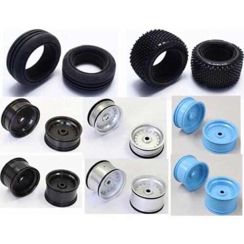 Kyosho Wheel Rim Front and Rear Tire 2pcs/Scorpion XXL SXT003B SXT004B1/7 RC Car