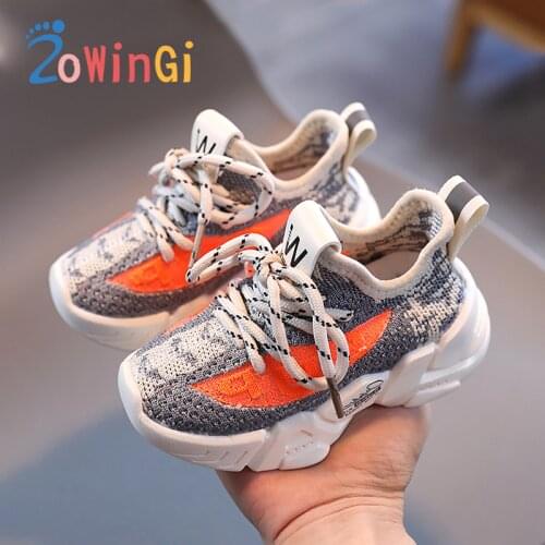 Size 21-30 Baby Casual Shoes Wear-resistant Sneakers Childrens Footwear Breathable Running Sports Shoes tenis infantil menina