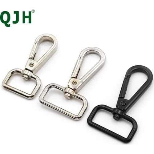 6pcs 25mm Metal Bag Strap Buckles Lobster Clasp Collar Carabiner Snap Hook Handbag DIY KeyChain Bag Part Accessories Snap Hooks