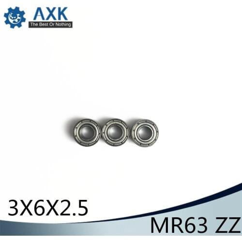 MR63ZZ Bearing ABEC-5 (10PCS) 3*6*2.5 mm Miniature MR63 ZZ Ball Bearings L630ZZ Good Quality