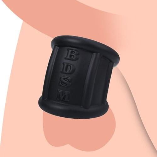 Men Penis Ring Scrotum Restraint Semen Lock Ring Add Penis Erectile Cock Rings for Man Sex Time Long Lasting Erection Lock Ring