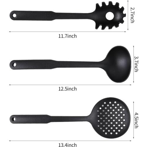 Home Kitchen Utensils Set Food Grade 3 pieces Heat-resistant Nylon Cooking Tools