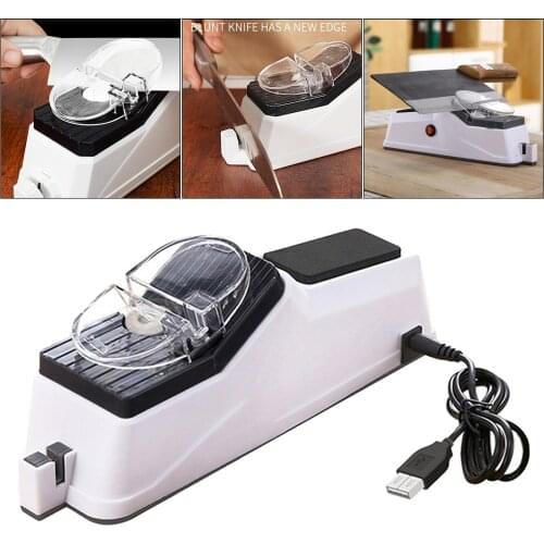 Knife Sharpener Electric Sharpening Machine for Knives, Scissors, Screwdrivers Multi-Angle Sharpen Kitchen Appliance Kit