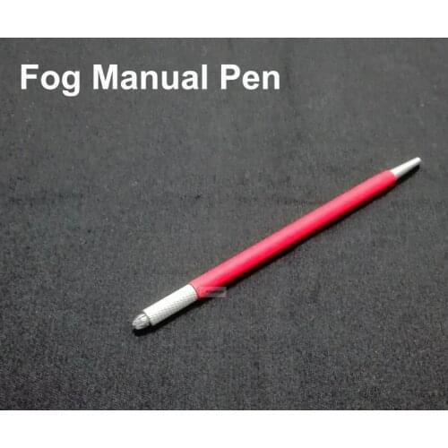 1pc Cross Red Fog Eyebrow manual pen Permanent Makeup Tattoo Pen Machine For 3D Embroidery Microblading Tools