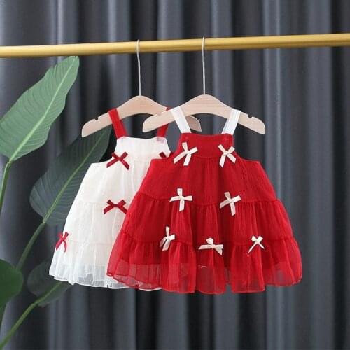 Mesh Sling Girl Princess Dress Beach vacation Dresses Kids Dresses Party For Girls Summer Dress Casual Children Clothing Vestido