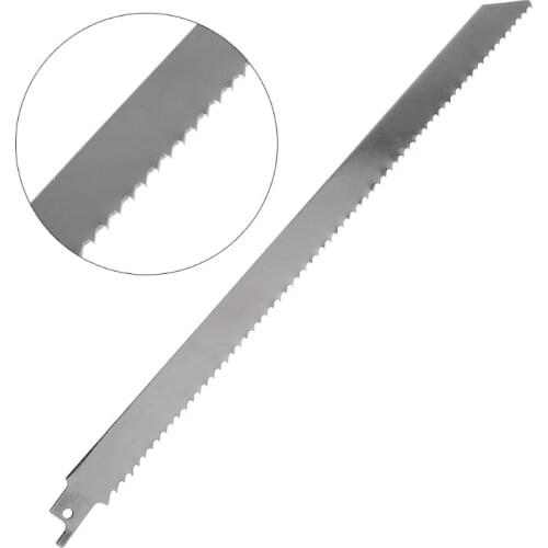 Stainless Steel 300mm Reciprocating Power Saw Blade With Fine Tooth Effective For Cutting Wood Woodworking Tool Accessories