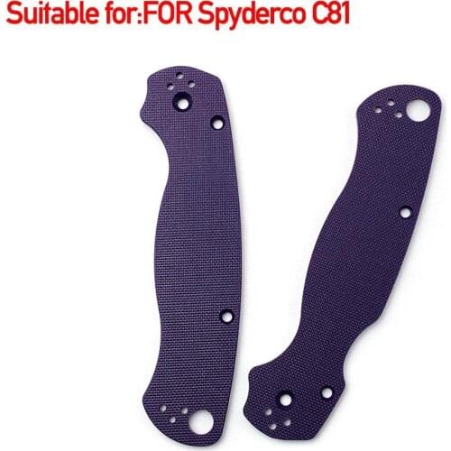 Titanium Alloy Blade Handle Patch for C81 Knife Titanium Alloy Para 2 Patch Diy Accessories Supplies