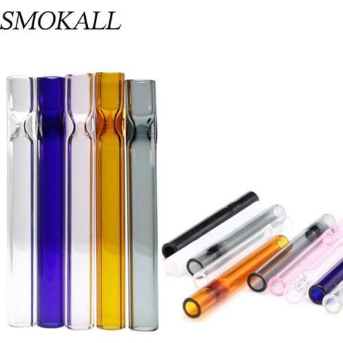 10Pcs 100MM Tobacco Pipe Glass Pipes Holder Smoking Cigarette Accessories Smoking Herb Pipes Pipa Easy Clean For Grinder