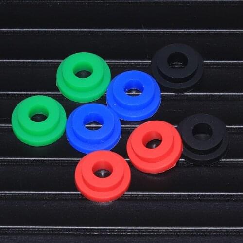 1 Pair Waterproof Air Valve Sleeve Guards Pad Silicone Rubber For The Inner Tube Of Motorcycles & Off-road Vehicles & ATV & UTV