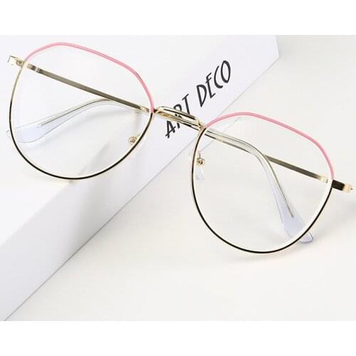 2020 Trends Office Anti Blue Light Oversized Glasses Computer Women Blue Blocking Gaming Eyeglasses Moon Blue Light Glasses