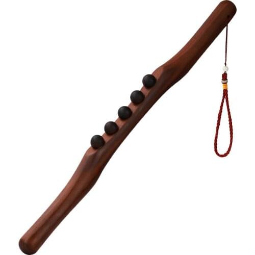 48Cm Long Wooden Spa Muscle Fascia Body Leg Relaxing Tool Cellulite Blaster Guasha Scraping Stick Fast Large Area