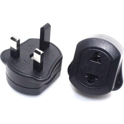 UK Travel Adapter with Fuse.EU China Canada Japan Thailand Plug to BS1363A plug,IEC Type G UK plug to US Outlet receptacle