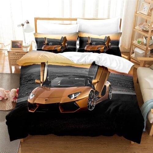 Car Bedding Set Duvet Cover Set 3d Bedding Digital Printing Bed Linen Queen Size Bedding Set Fashion Design