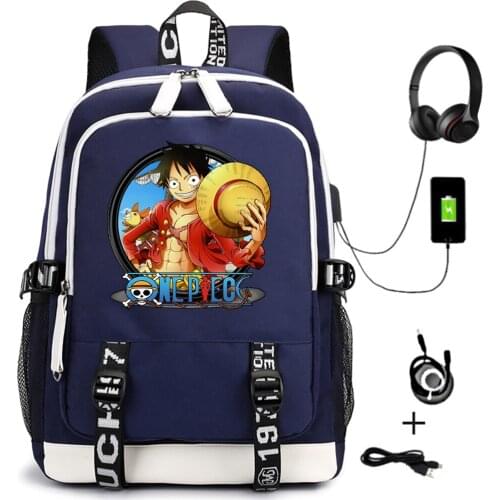 Design Backpack School Bags for Teenagers Unisex Cartoon Casual Student USB Travel Laptop Shoulders Bags Zipper Bookbag