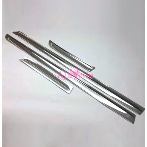 For Toyota Land Cruiser 150 Prado LC150 FJ150 2010-2018 Body Side Door Moulding Trim Narrow Chrome Car Styling Accessories