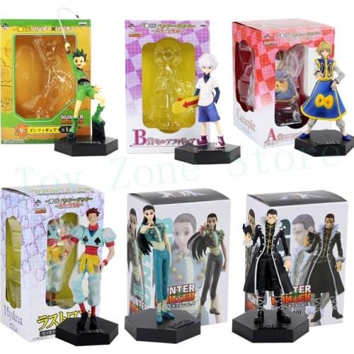 Hunter X Hunter Figures Toy Gon Freecss Killua Zoldyck Kurapika Hisoka Kulolo Irumi Anime Collectible Model Dolls