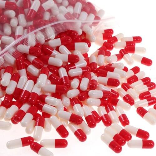Hot! 1000Pcs Empty Hard Vacant Gelatin Capsule Size 00# Gel Medicine Pill Vitamin Hot Sale