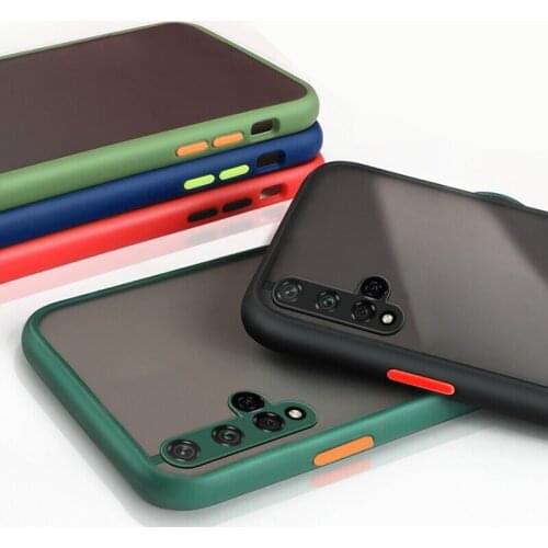 Soft TPU Cases For Huawei Honor 20 Shockproof Simple Candy Colors Full Phone Back Cover For Honor 20 Silicone Plain Case