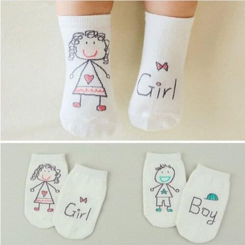 0-4 years unisex cute baby toddler warm socks cotton letter word newborn baby boy girl infant anti slip socks