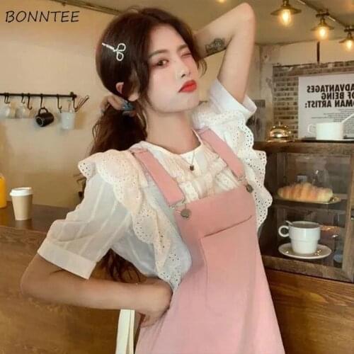 Pink Dress Women Straps New Summer Mid-calf Y2k Streetwear Sweet A-line Loose Simple Pockets All-match Casual College Sleeveless