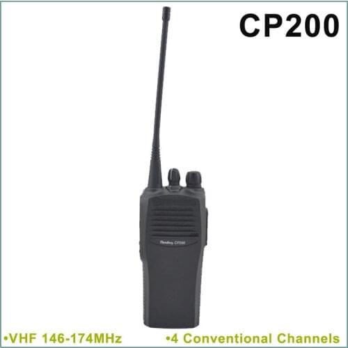 Brand New CP200 VHF 146-174MHz 4 Conventional Channels Portable Two-Way Radio(for motorola)