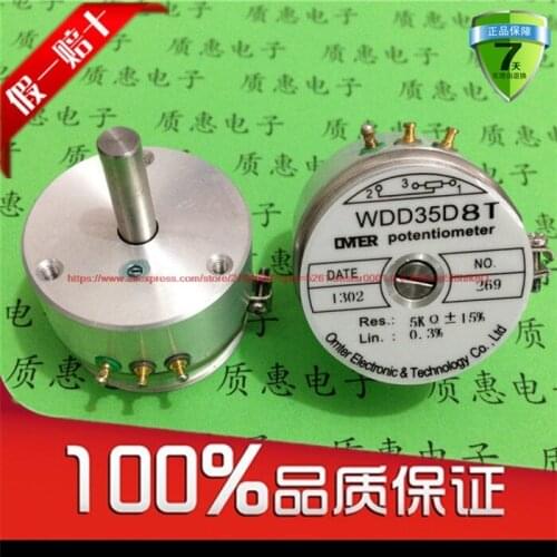Precision conductive plastic potentiometer angle sensor WDD35D-8T linear 0.3
