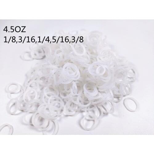 Dental Orthodontic Super Elastics Rubber Bands 4.5OZ Transparent Color